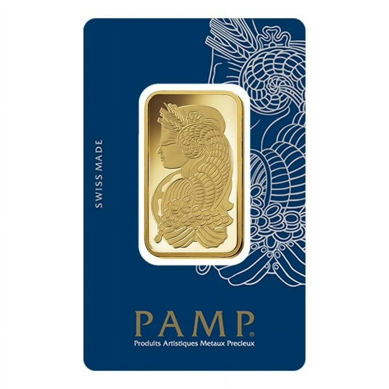 PAMP Suisse 1 oz Gold Bar - Lady Fortuna Veriscan .9999 Fine