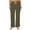 Army Green, variant on Inleife Ladies' Casual Pants Wide Leg Drawstring Color Blocked Pocket Pants Long Pants for Women