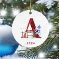 thumbnail image 5 of Ganfancp 2024 Nuevo 26 Letra Navidad Muñeco de Nieve Colgante de Navidad - Acrílico Coche Colgante Santo Ofertas Del Día Colgante × 1, 5 of 5