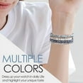 thumbnail image 3 of V-MORO Beaded Bracelet Compatible for Apple Watch Band 42mm 44mm 45mm Women,Fashion Stretch Strap, 3 of 8
