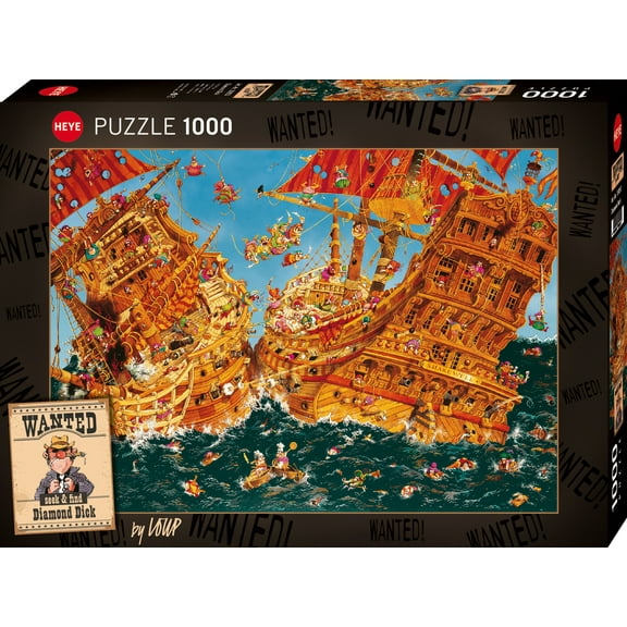 Heye: Wanted: Diamond Dick: 1000 Piece Seek & Find Puzzle