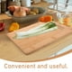 thumbnail image 5 of Tabla de cortar de bambú colgante Tabla de cortar del mostrador de la cocina Tabla de cortar rectangular, 5 of 5