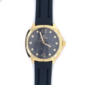 Wittnauer Men's 10D02 Swiss Black Dial Diamond Watch - Walmart.com