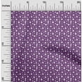 thumbnail image 2 of oneOone Tissu Velours Violet Abstrait Matériel de Couture Imprimé Tissu au Mètre 58 Pouces de Large, 2 of 5