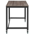 thumbnail image 3 of Modway Vivify Mobile Metal & Wood Writing Desk in Gray and Walnut, 3 of 4