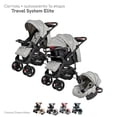 thumbnail image 2 of Carriola para Bebé y Autoasiento D'bebé Sistema de Viaje Elite Reversible Travel System Con Portabebé Gris, 2 of 6