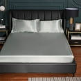 thumbnail image 4 of YAOMOBB Soft Mattress Topper Fitted Bed Sheet Full Size Soft Wrinkle Free Breathable Solid Color Mattress Protector, 4 of 7