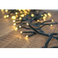 thumbnail image 3 of Party Ornaments Wedding Decor Christmas Cluster Lights LED 5.5 ft Green Wire Plug In Warm White, 3 of 4