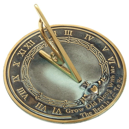Brass Happiness Sundial - Brass