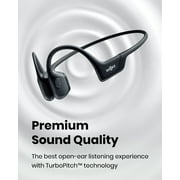 Shokz OpenRun Pro Premium Bone Conduction Open Ear Bluetooth Headphones for Sports with Cooling Wristband (Black)