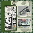 thumbnail image 2 of HBH-Phone Case For iphone 6/6S, Back Cover Dirt-resistant Phone Holder Waterproof Soft case Panda Kickstand Wristband Wrist Strap Ring Cartoon Durable Silicone Fashion Design Cute, 2 of 9