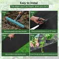 thumbnail image 7 of Kojooin 4ft x 100ft Commercial Woven Weed Barrier Fabric – 5.8oz Double-Layer Reinforced Ground Cover for Gardening Beds, Nurseries, Vineyards & Agricultural Use, 7 of 7