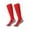 Red, variant on WQNVRNR Boys Athletic Soccer Socks- Anti-slip Over Knee Towel Bottom Breathable Unisex Long Football Sports Socks Yellow Size 10-16Years
