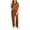 Brown, variant on Fashion 2 Piece Sets for Women,Silk Pajama Sets for Women 2 Piece Cute Satin Pj Set Soft Short Sleeve Top And Pants Pjs Casual Spring Sleepwear My Items