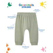 Garanimals Newborn & Baby Boy Cotton Pull-On Solid Joggers, Sizes 0 - 24M