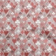 thumbnail image 1 of oneOone Velvet Pink Fabric Poker Card Sewing Material Print Fabric By The Yard 58 Inch Wide, 1 of 4