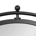 thumbnail image 4 of Kate and Laurel Baron Pivot Mirror, Black 21" Diameter, 4 of 8