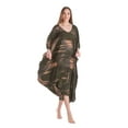 thumbnail image 3 of eloria Women Beachwear Printed Kaftans Long Swimsuit Cover up Caftan Beach Dress, 3 of 4