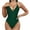 Green, variant on Women's Deep V Neck Bodysuit Double Lined Plunge Tummy Control Shapewear Thong Body Suits Backless Cami Tank Green L(L)