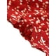 thumbnail image 5 of Vestido de manga larga con cuello Peter Pan en contraste floral, por encima de la rodilla, M rojo para mujeres Inspire Chic, 5 of 5