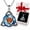 January/Pomegranate, variant on Birthstone Celtic Trinity Knot Necklace for Women Wear Your Protection Story Elegant Silver-Plated Crystal Jewelry Austrian Perfume Viking Saphire Personalized Pendant