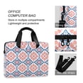 thumbnail image 4 of FORMRS 16" Laptop Bag Carrying Sleeve Case with Handle Travel Shoulder Briefcase, Mosaic Flowers Pattern, 4 of 8