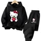 thumbnail image 3 of Nueva sudadera con capucha de Hello Kitty para primavera 2024 para niños, linda sudadera con capucha para estudiantes, ropa de calle, traje informal para niñas de 3 a 14 años, 3 of 4