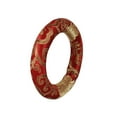 thumbnail image 6 of Himalayan Singing Bowl Cushion Ring Shape Silk Cushion Antique Sound Bowls Accessory Red, 6 of 9