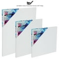 thumbnail image 7 of Yes! All Media Stretched Canvas for Painting, Canvas 3 Packs, 1-1/2 in Deep, 11oz Weight, Triple-Primed Acid-Free, Accepts Acrylics, Oils, Watercolors & Inks, Fine Close-Weaved Smooth Cotton, 7 of 7