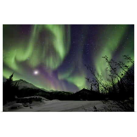 - Great BIG Canvas | Rolled Larry Malvin Poster Print entitled Wiseman Aurora Bands and Swirls