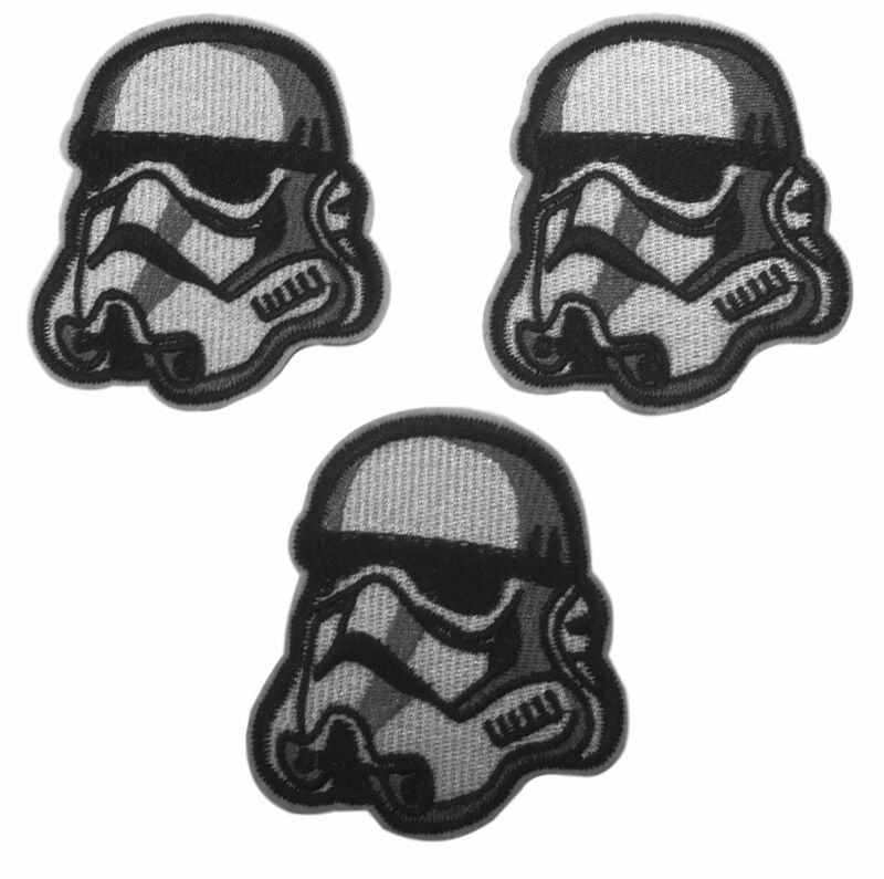 Star Wars Stormtrooper Helmet Round Patch 3 inch patch 