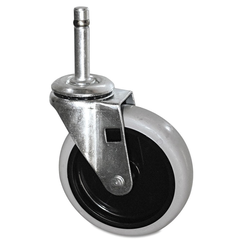 Replacement Swivel Bayonet Casters 4" Wheel Thermoplastic Black FG3424L60000