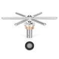 thumbnail image 2 of Cup Rinser, Automatic Cup Rinser Multi-Angle Water Outlet Cleaning Cup Cleaner, Faucet Head Rinser for Restaurants Coffee Cup Home Hotels, 2 of 7