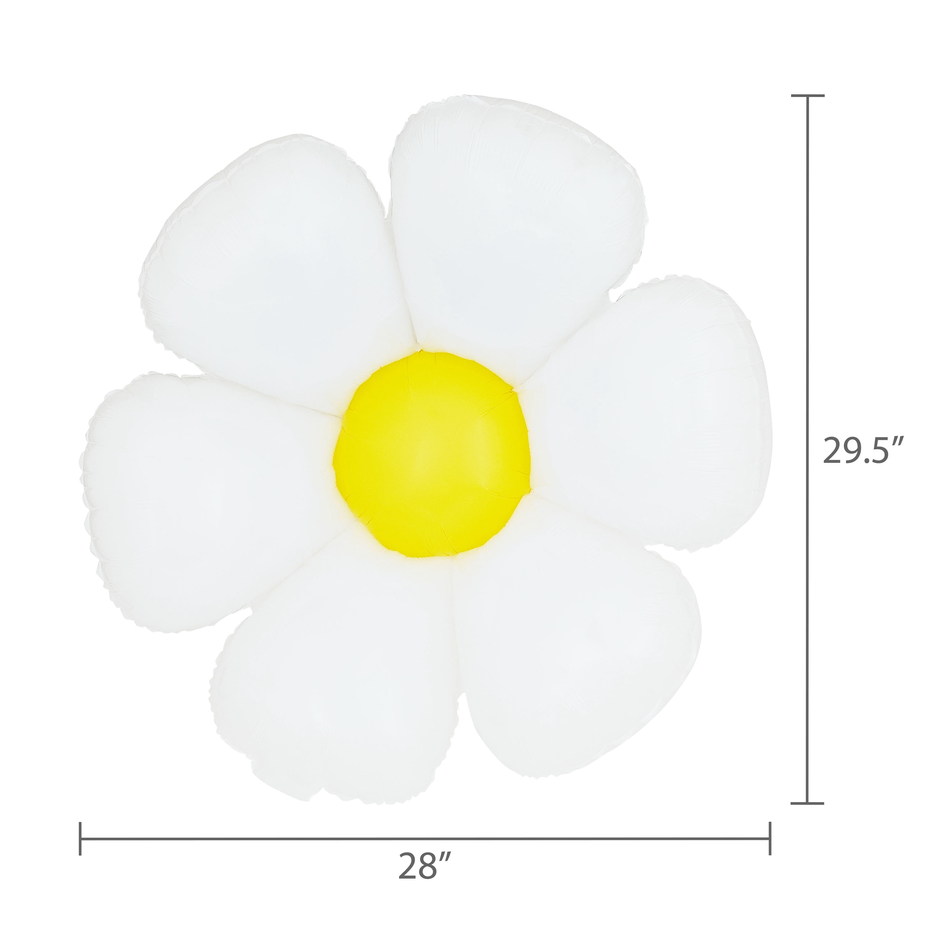 White/Yellow Daisy Balloon Kit, 10 Pieces, by Way To Celebrate