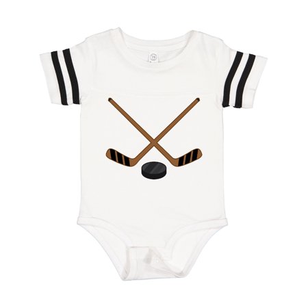 

Inktastic Sports Hockey Sticks Gift Baby Boy or Baby Girl Bodysuit