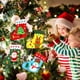 thumbnail image 1 of Kit de manualidades para bolsas navideñas, 4 kits, kit de manualidades para bolsas con forma de calcetín navideño, kit de costura para niños, decoración de bolsas de regalo de dulces DIY, 1 of 7