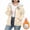 Khaki, variant on Rvasteizo Women's Plus Full Zip Fleece Hoodie Casual Fall Winter Solid Long Sleeve Oversized Top