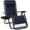 Navy Blue, variant on Best Choice Products Padded Zero Gravity Chair with Side Tray & Adjustable Headrest - Sand