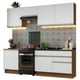 thumbnail image 1 of Cocina Integral 240cm Marrón/Blanco Glamy Madesa 08, 1 of 5