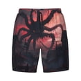 thumbnail image 4 of Lsque Mens Swim Trunks Giant Monster Over City Pattern - Bathing Suit Compression Liner - Beach Swim Shorts Swimwear - (S-3XL) - Stretch Quick Dry -X-Large, 4 of 9