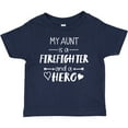 thumbnail image 3 of Inktastic My Aunt is a Firefighter and a Hero Boys or Girls Baby T-Shirt, 3 of 5