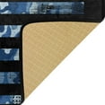 thumbnail image 6 of SKYSONIC American Flag Navy Camouflage Kitchen Mats Washable Long Floor Runner Rug Non-Slip Fatigue Area Rugs Classic Absorbent Doormat Cushioned for Farmhouse Home Bath Indoor Outdoor Decor 39x20 in, 6 of 7