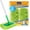 2 pack green, variant on KEEPOW Reusable Microfiber Mop Pads Compatible with SwifferSweeper Mop, Dry Sweeping Cloths, Washable Wet Mopping Cloth Refills for Surface/Hardwood Floor Cleaning, 4 Pack (Mop is Not Included)