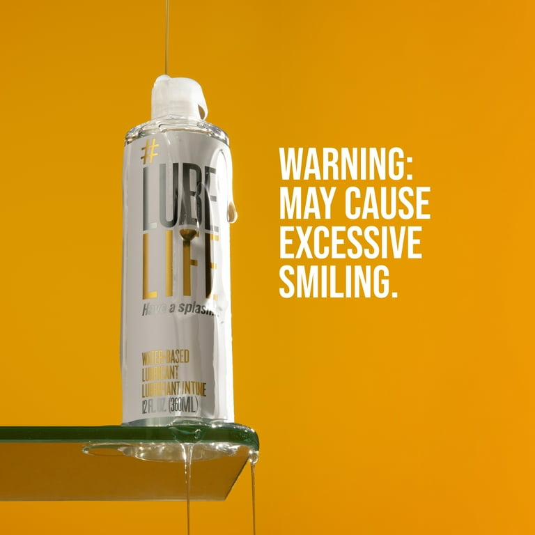 Lube Life Water Based Lubricant, 12 fl oz - Silky Smooth, Toy Friendly -  Walmart.com