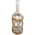 thumbnail image 6 of DecMode 23" Handmade Tall Glass Vase with Brown Rattan Woven Lower Body, 6 of 7