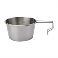 thumbnail image 1 of Tazón de Picnic de Camping Antiadherente con Asa Vajilla Utensilios de Cocina para Exteriores Cuenco de Cocina Plata 200 Ml, 1 of 5