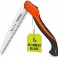 thumbnail image 2 of GEREMF-GROWIT Folding Camping saw 11 Inch - Heavy Duty Pruning Saw with Triple-Cut SK5 Blade, 7 TPI Razor Teeth for Tree Trimming, Wood Cutting, Camping, Bushcraft, and Gardening, 2 of 4