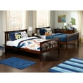 thumbnail image 3 of AFI Columbia Bunk Bed Full over Full with Twin Trundle Bed, Walnut, 3 of 8