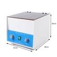 thumbnail image 2 of Miumaeov Electric Lab Benchtop Centrifuge 4 x 100 ML Desktop Electric Centrifuge Lab Centrifuge Machine 0-60min Timer 4000 RPM/Min for Laboratory Medical Practice 110V, 2 of 12