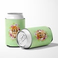 thumbnail image 5 of Carolines Treasures CK4349CC Tibetian Mastiff Puppy Green Flowers Can or Bottle Hugger Can Hugger multicolor, 5 of 5